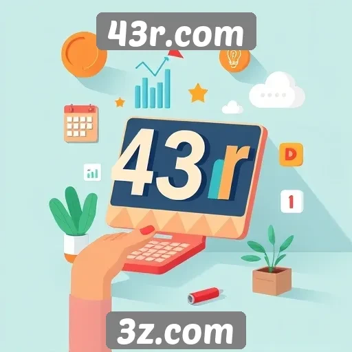 Tendências de design no site 43r.com